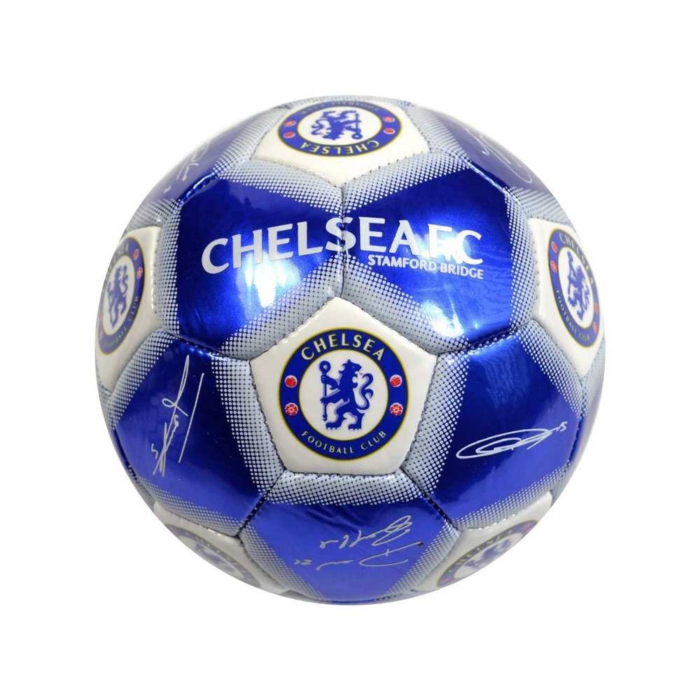 Chelsea FC Official Signature Mini Soccer Ball (mini) (Blue/White)