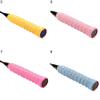 ruiycltd New Year's Gift Bright Color Anti Slip Racket Over Grip Roll Tennis Badminton Handle Tape Sleeve Sky Blue view 2
