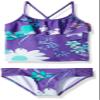 Kanu Surf girls Charlotte Flounce Tankini Beach Sport 2-piece Two Piece Swimsuit, Paige Purple Floral, 12 US view 1