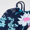Kanu Surf Girls' Big Paige Floral Halter Top Beach Sport 1-Piece Swimsuit, Navy, 10 view 3