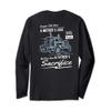 A father's sacrifice truck driver trucker shirt view 1