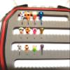 12 Piece Tungsten Ice Fishing Jig Kit with Double Sided Waterproof Jig Box view 2