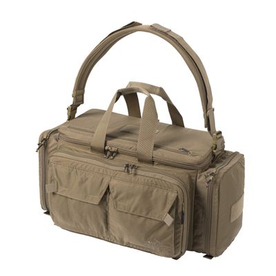Helikon-Tex Rangemaster Gear Bag Coyote Brown  Tactical Shooting Duffel, 41L Capacity, Handgun & Ammo Storage, EDC Organizer