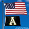 Appalachian State Mountaineers 2x3 Foot Flag view 2