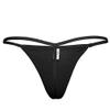 Closecret Cotton G-string, Women Panties Simple Thongs Lightweight Multi-Pack G-string&T-back (XX-Small-X-Small, Black) view 2