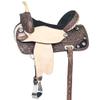 HILASON Western Horse Treeless Trail Barrel American Leather Saddle | for Horses view 1