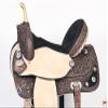 HILASON Western Horse Treeless Trail Barrel American Leather Saddle | for Horses view 2