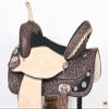 HILASON Western Horse Treeless Trail Barrel American Leather Saddle | for Horses view 4