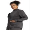 Cherokee Scrub Jacket for Women Zip Front High-Low Medical Uniform, 3 Pockets, Mesh Detail, Ultra Soft 2-Way Stretch Plus Size - WW301, 2XL, Pewter view 2