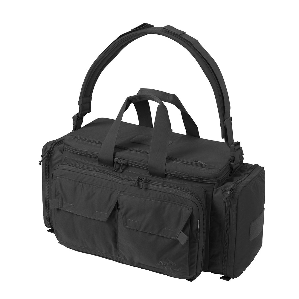 Helikon-Tex Rangemaster Gear Bag Black  Tactical Shooting Duffel, 41L Capacity, Handgun & Ammo Storage, EDC Organizer