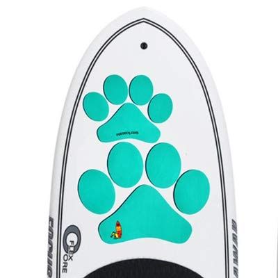 Better Surf than Sorry Pup Deck Dog Traction pad (Teal Blue)