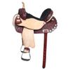 HILASON Flex Tree Western Horse Saddle American Leather Trail Barrel | for Horses view 1