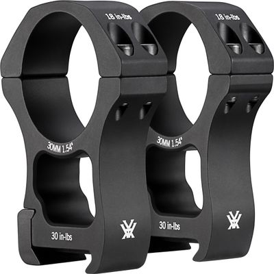 Vortex Optics Pro Series Riflescope Rings - 30mm - Extra High Height [1.54 Inches | 39.1 mm] , black