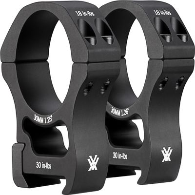 Vortex Optics Pro Series Riflescope Rings - 30mm - High Height [1.26 Inches | 32.0 mm], Black