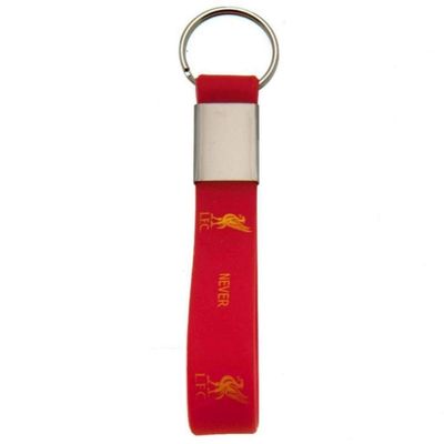 Liverpool FC Silicone Keyring (One Size) (Red)