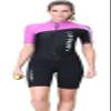 Women's One Piece Diving Suit 1.5mm Neoprene Shorty Wetsuits UV Protection Anti-Jellyfish Rash Guard Quick Dry Swinsuit L Purple view 1