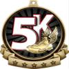 5K Race Medals - 2.5" Gold 5K Medal Award Includes Red White and Blue Neck Ribbon, Great Racing Awards 100 Pack Prime view 2