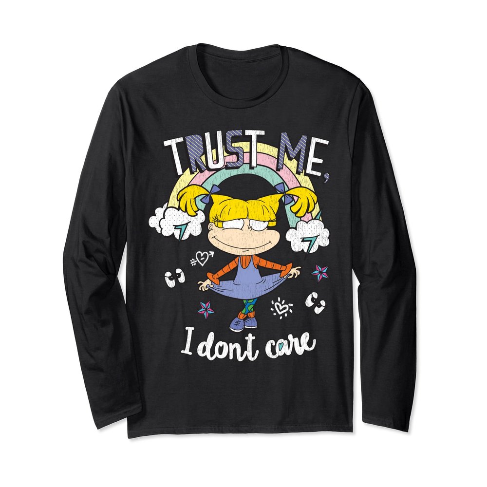 RugRats Angelica Trust me I Don't Care Long Sleeve Long Sleeve T-Shirt