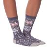 K. Bell Socks Women's Fun with Words Novelty Saying Crew Socks, Blue (Check Meowt), Shoe Size: 4-10 view 4