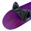 Softrucks Skateboard Indoor Practice Complete 7.75" Black Trucks, Stained Purple view 2