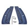 Guuun G10 Grips for CZ 75B Full Size CZ SP-01 Grip Sunburst Texture, Blue/Black view 1