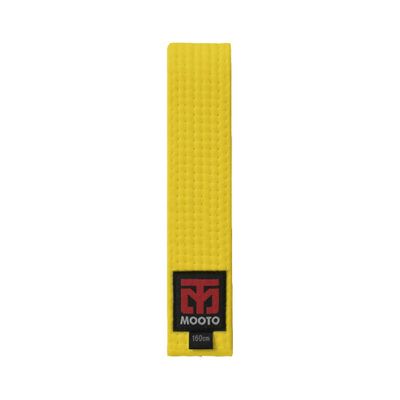 MOOTO Taekwondo Color Belts Single Wrap(Width 4cm) 8 Colors TKD MMA Martial Arts Hapkido Karate (Yellow, 2. Length(180cm or 70.9 inch))