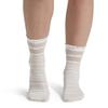 Hue Women's Fashion Shortie Anklet Socks, Assorted Casual Sock, White - Net Stripe, One Size US view 1