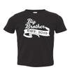 Fasciino - Big Brother Est 2019 Toddler Kids T-Shirt Black view 1