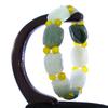 0.74" (18.9mm) Grade A Wealth Turtle Back Bangle Bracelets-China Certified Nature Hisui Jadeite Jade 1261 view 3