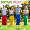 Wowagoga Potato Sack Race Bags 28x40'', Colorful Jumping Pocket view 4