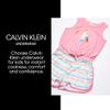 Calvin Klein Girls' 2-Piece Sleepwear T-Shirt and Shorts Pajama Set | Cozy Comfort for Kids | Grey/Heather Stripe | Small view 4