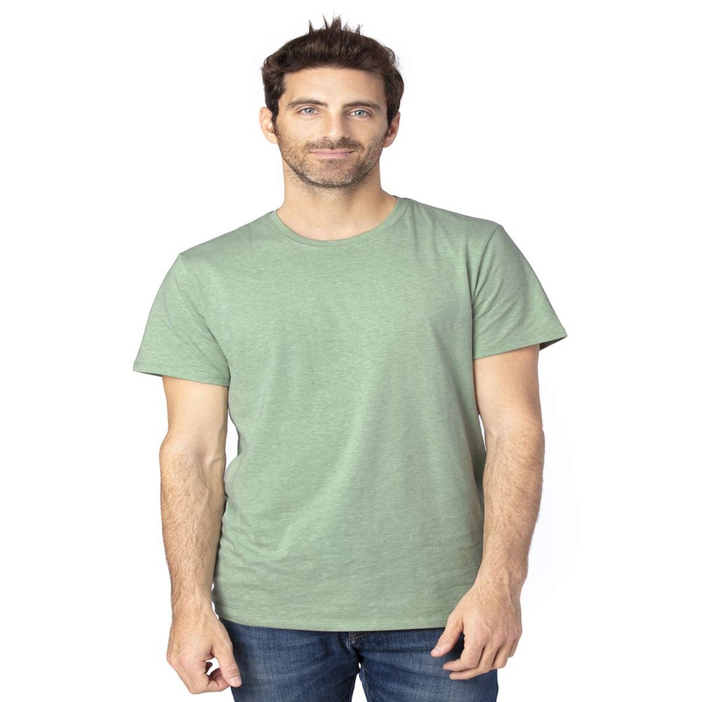 Threadfast Apparel Unisex Ultimate T-Shirt M ARMY HEATHER