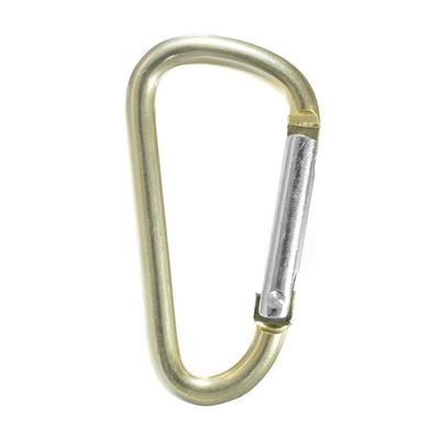 Craft County Colorful 40mm D Shaped Spring Loaded Snap Hook Aluminum Gate 1.5 Inch