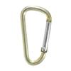 Craft County Colorful 40mm D Shaped Spring Loaded Snap Hook Aluminum Gate 1.5 Inch view 1