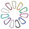 Craft County Colorful 40mm D Shaped Spring Loaded Snap Hook Aluminum Gate 1.5 Inch view 3