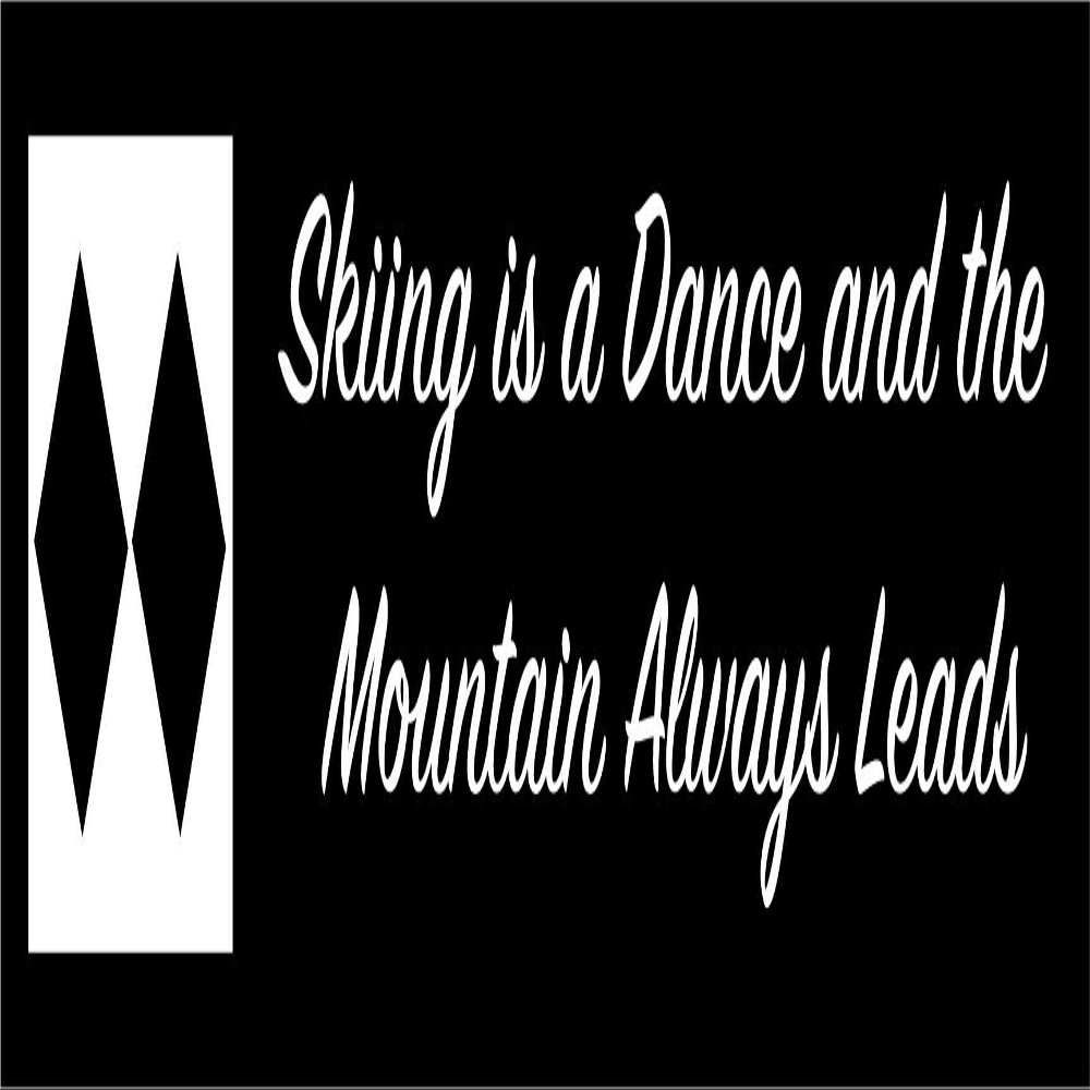 Endless Adventure Skiing is a Dance Ski Trail Signs - Double Black Diamond - 1 Box of 32 Signs