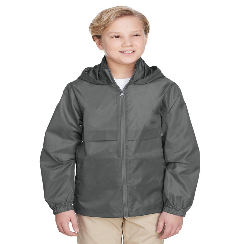 Team 365 Youth Zone Protect Lightweight Jacket M SPORT GRAPHITE