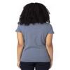 Threadfast Apparel Ladies' Ultimate V-Neck T-Shirt S NAVY HEATHER view 2