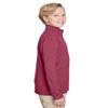 Team 365 Youth Zone Sonic Heather Performance Quarter-Zip XL SP MAROON HTHR view 2
