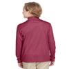 Team 365 Youth Zone Sonic Heather Performance Quarter-Zip XL SP MAROON HTHR view 3