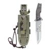 Artenostro Forester UOE Tactical Knife - 5-3/4" Blade - Green-Beige Micarta Handle - Day Forest Camo view 1