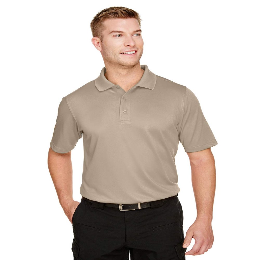 Harriton Men's Advantage Snag Protection Plus IL Polo XL KHAKI