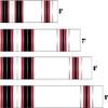 White Water Archery Laminated Red Traditional 9 Crest Arrow Wraps 15 pk Choose Length Width (8.75) view 2