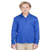 Team 365 Youth Zone Sonic Heather Performance Quarter-Zip M SP ROYAL HEATHER view 1