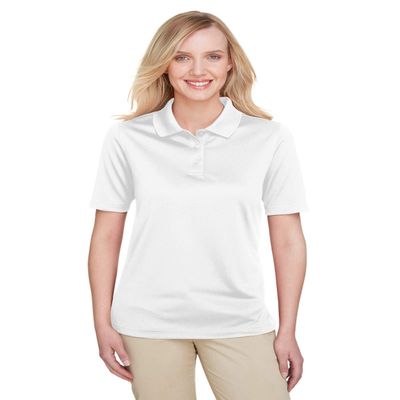 Harriton Ladies' Advantage Snag Protection Plus IL Polo M WHITE