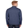 Team 365 Men's Zone Sonic Heather Performance Quarter-Zip 2XL SP DRK NVY HTH view 3