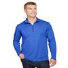 Team 365 Men's Zone Sonic Heather Performance Quarter-Zip 2XL SP ROYAL HEATHER view 1