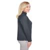 Harriton Ladies' Advantage Snag Protection Plus IL Quarter-Zip XS DARK CHARCOAL view 3