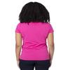 Threadfast Apparel Ladies' Ultimate V-Neck T-Shirt XL HOT PINK view 3