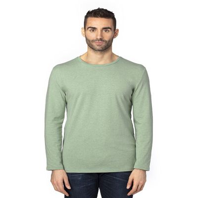 Threadfast Apparel Unisex Ultimate Long-Sleeve T-Shirt M ARMY HEATHER
